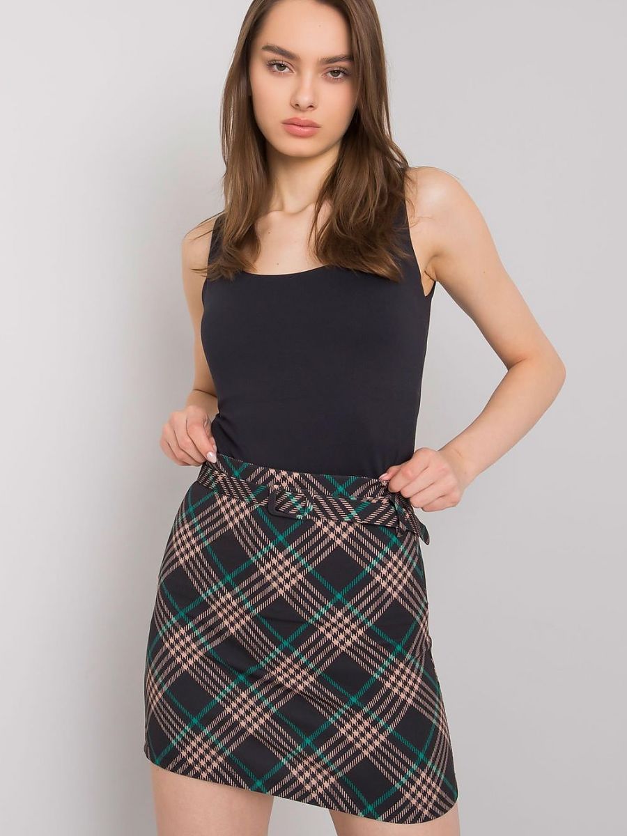 Jupe courte motif Ecosse