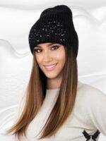 Bonnet GINNY collection laine noir