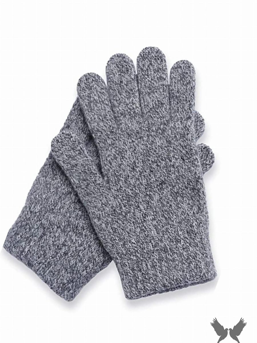 Gants laine menthe