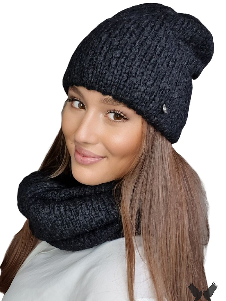 Ensemble laine noir