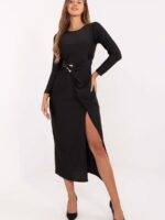Robe portefeuille noire