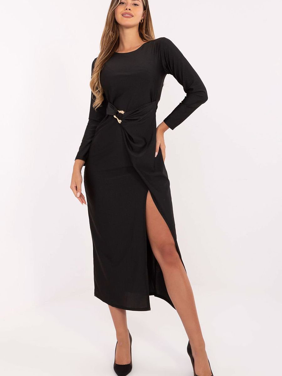 Robe portefeuille noire